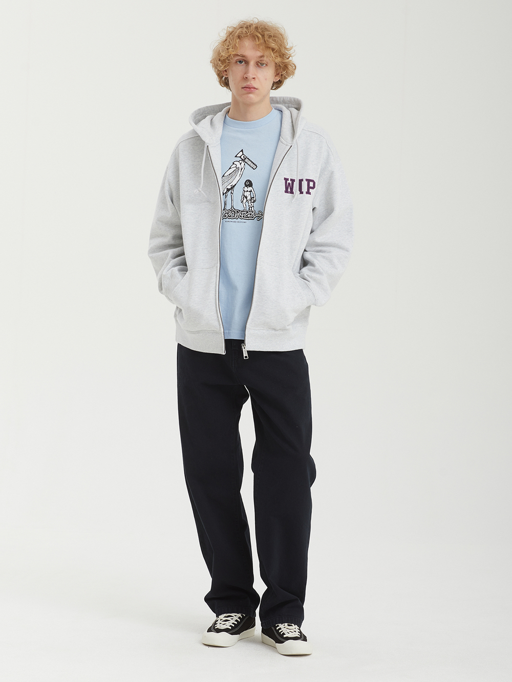 Мужская Толстовка Hooded Mini Wip