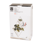 Декор для стен Trigg большой белый-латунь