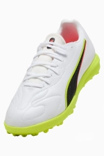 Сороконожки Puma King 20 Match TT Junior - белый