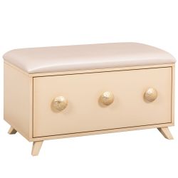 Банкетка Heri 1 Айвори Мраморное золото