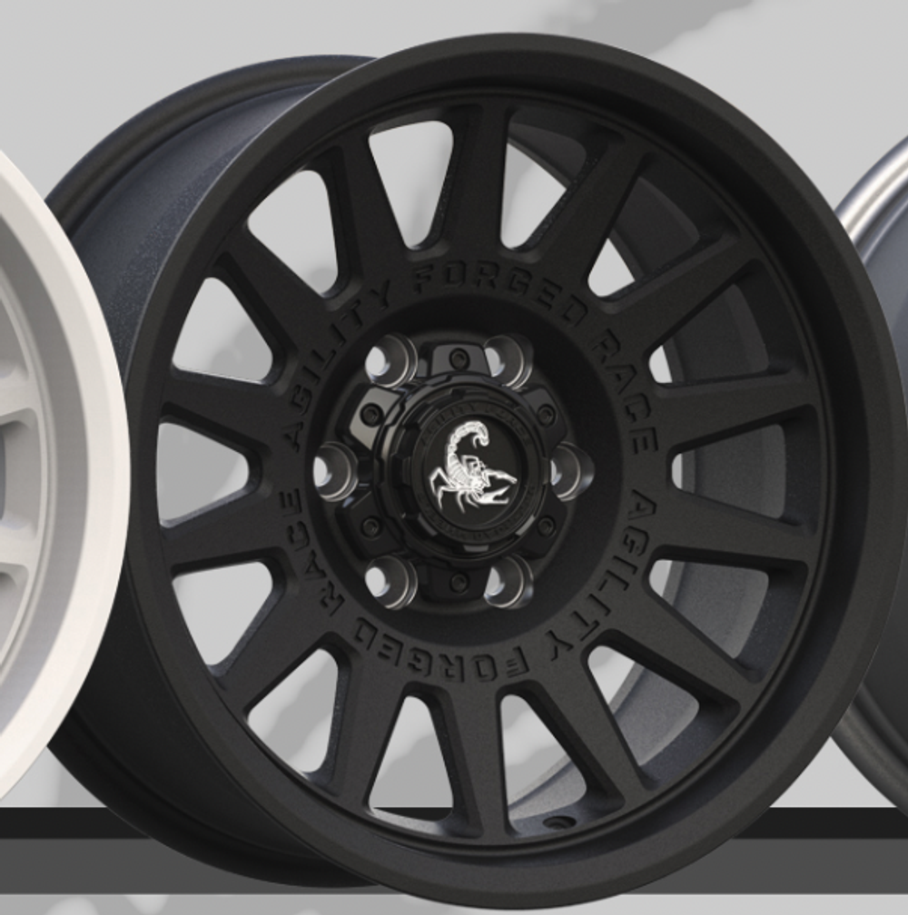 Диск колесный, кованый UT720S R17 8,0 ET0 AGILITY FORCE Matte Black