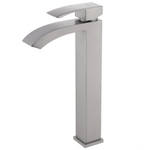 Смеситель ABBER Wasserfall AF8611SP для накладной раковины, сатин