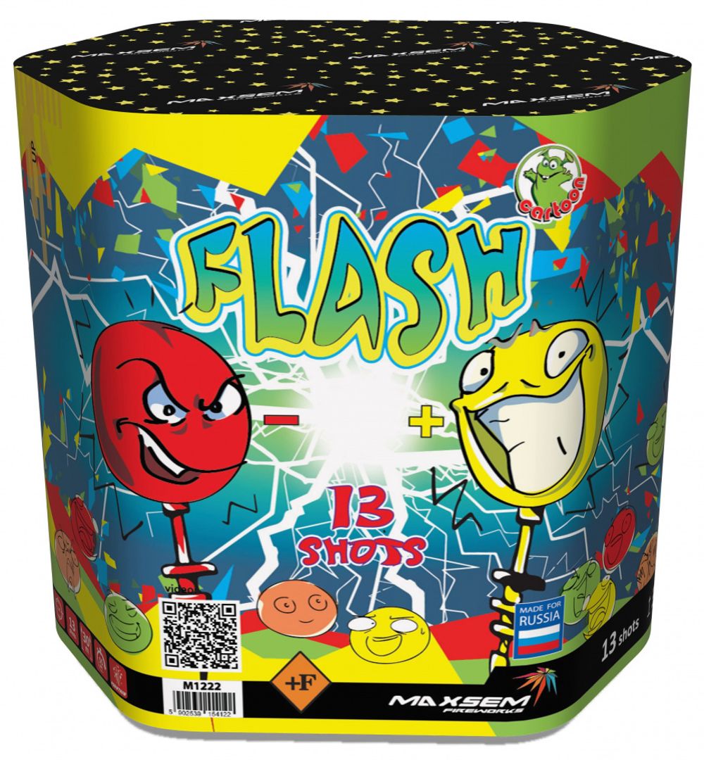 Батарея салютов "FLASH"  1,2"/13 залпов