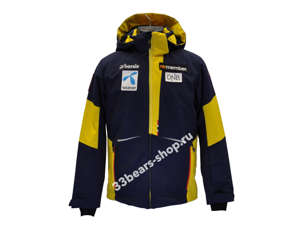 PHENIX куртка горнолыжная юниорская TEAM NOR ESAG2OT00 Norway Alpine Team Jr. Jacket DN1