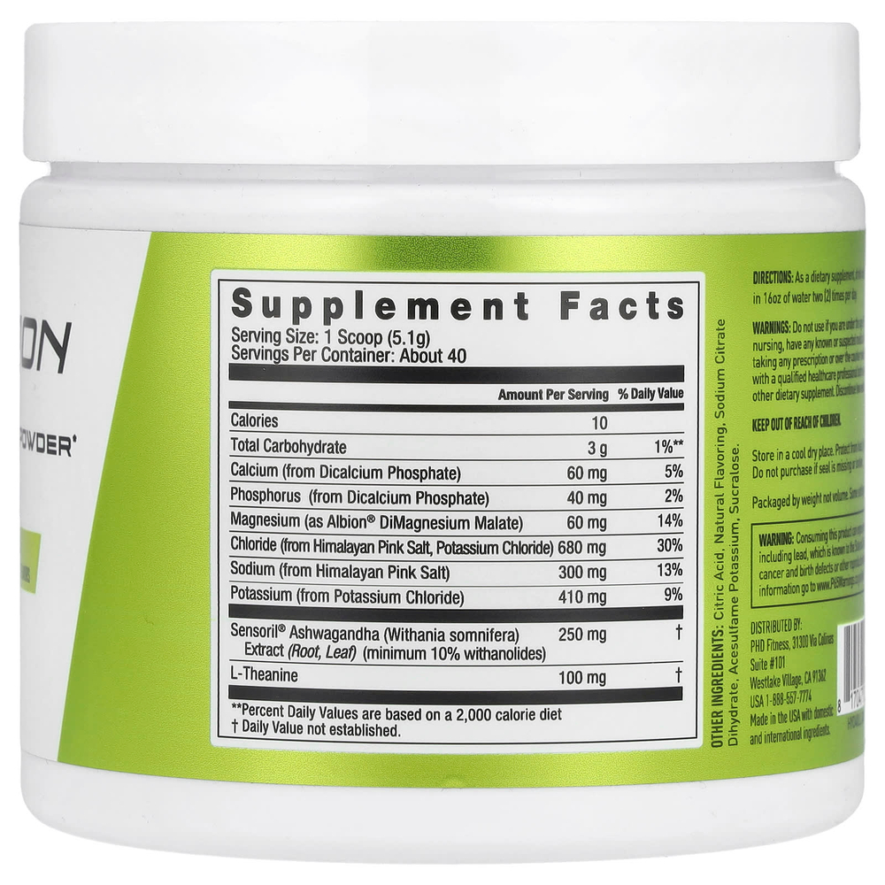 JYM Supplement Science, Hydration, электролит в порошке, лимон и лайм, 204 г (7,2 унции)