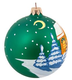 Элита НФШ-1497/2 Ел.украшение Шар «Домики» 100 мм