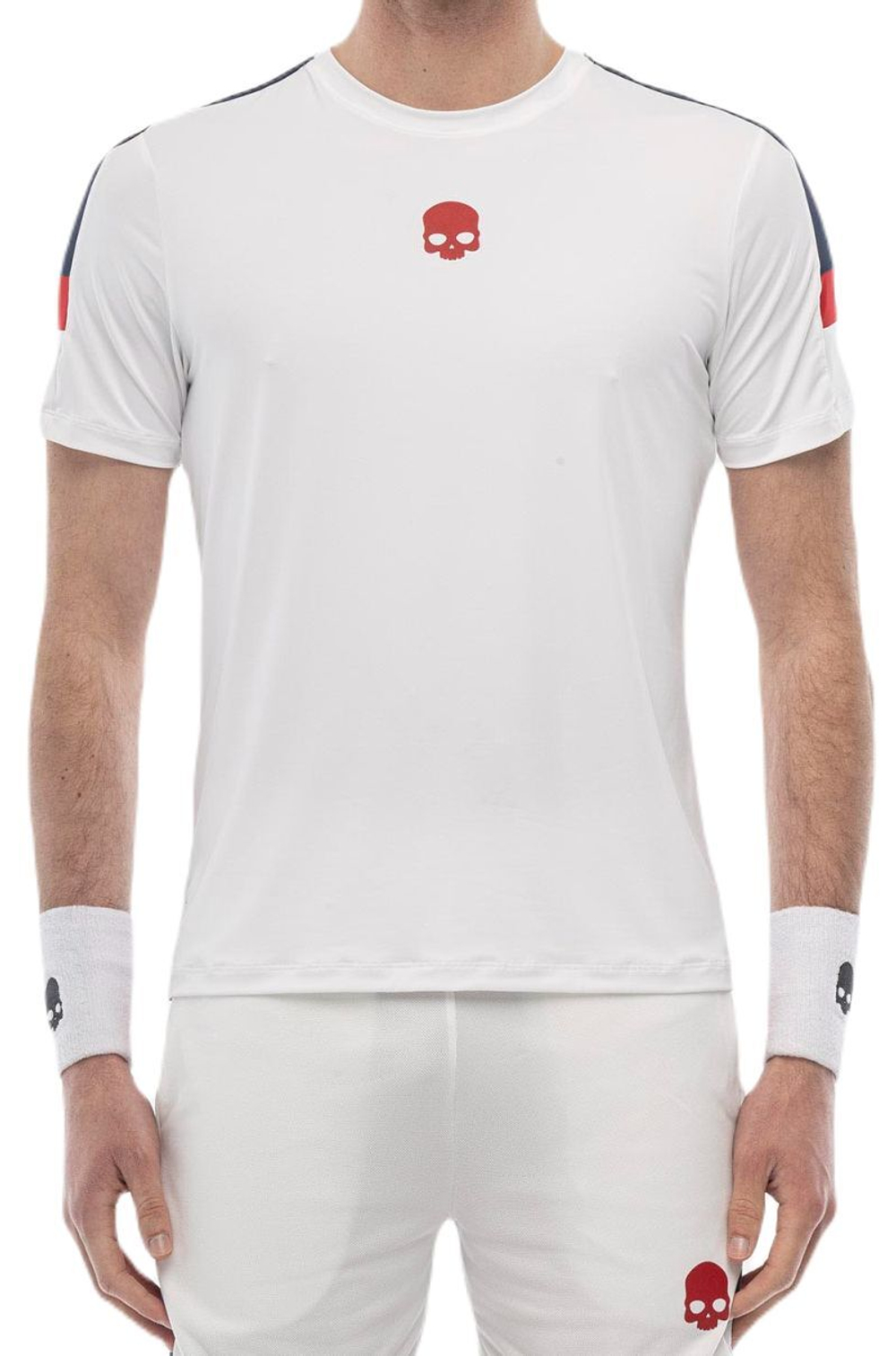 Мужская теннисная футболка Hydrogen Heritage Tech - белый