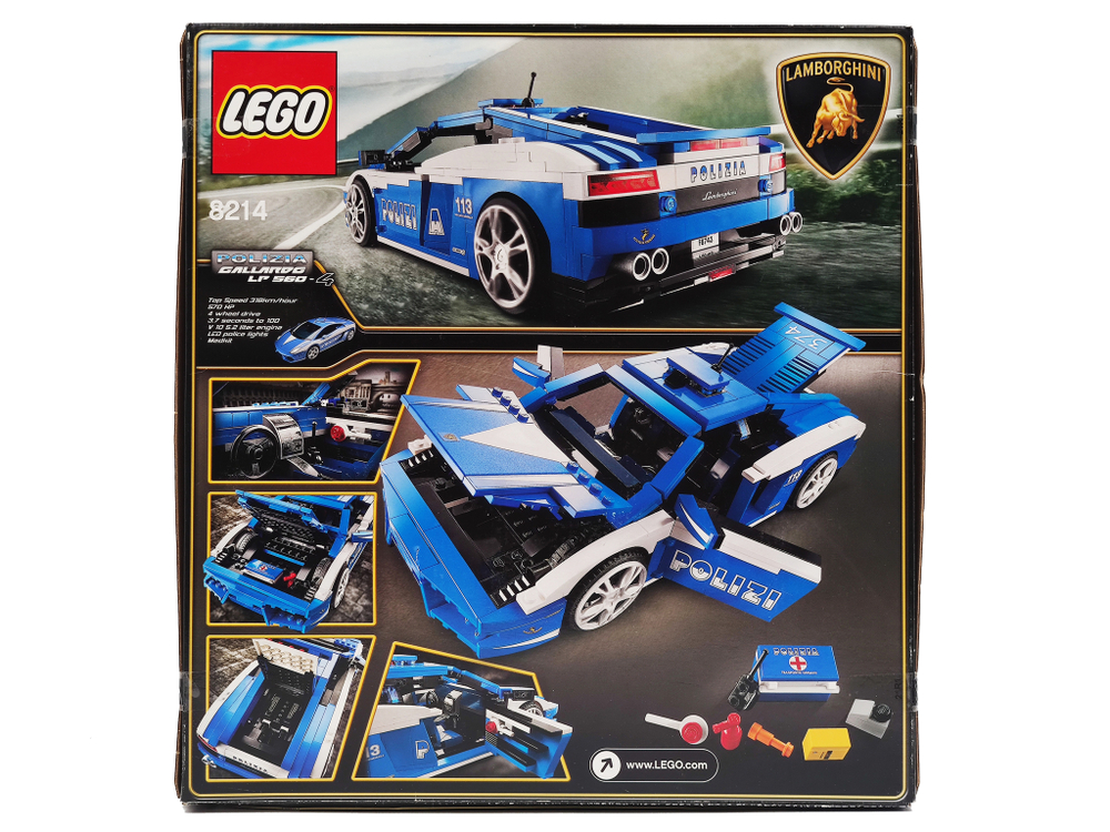 Конструктор LEGO  Racers 8214 Ламборгини Галлардо LP 560-4 Полиция