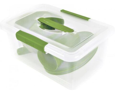 Набор для пикника Vanilla на 3 персоны (9 предметов), фисташка Sugar&Spice