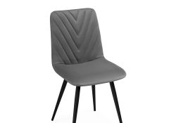 Стул на металлокаркасе Ральф темно-серый / черный