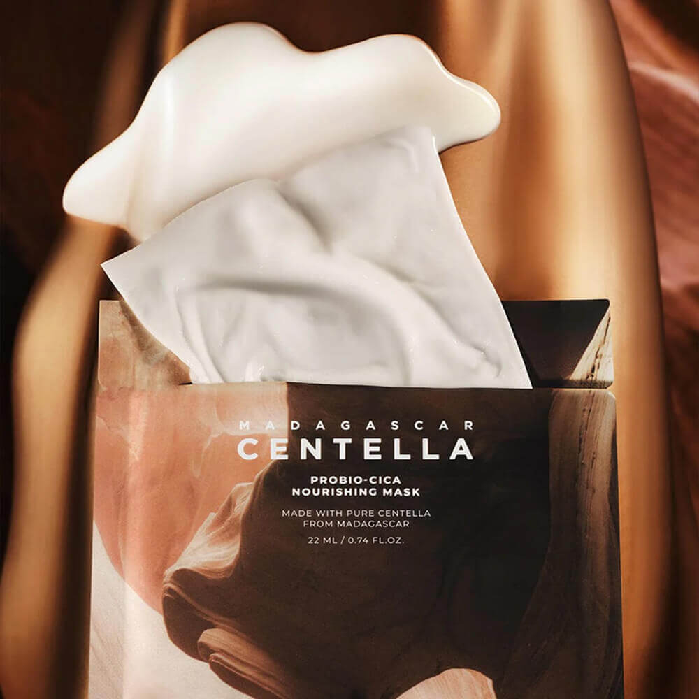Питательная тканевая маска с пробиотиками SKIN1004 Madagascar Centella Probio-Cica Nourishing Mask