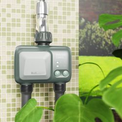 UST-A400 2C-WF IP65 GATEWAY OLIVE Умный таймер Wi-Fi+Bluetooth для автоматического полива. 2 канала. Шлюз в-к. ТМ Uniel