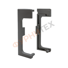 Заглушки к профилю C KB95 (лев/прав) Черный браш A25