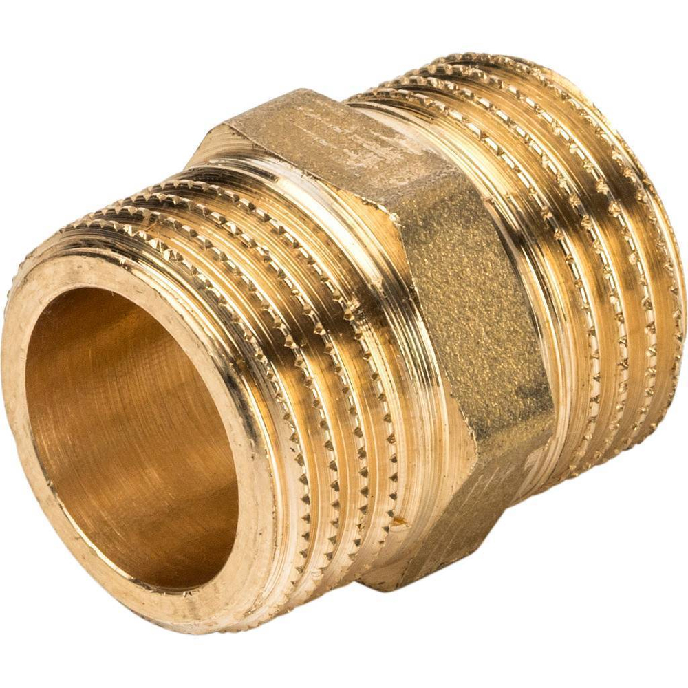 Ниппель STOUT 1/2" НР/НР