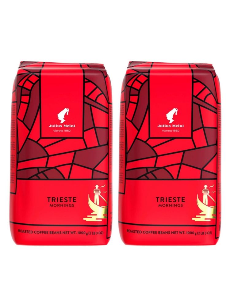 Кофе в зернах Julius Meinl Trieste Mornings 1 кг x 2 шт