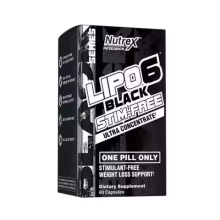 Nutrex. Lipo6 Black Stim free 60 caps