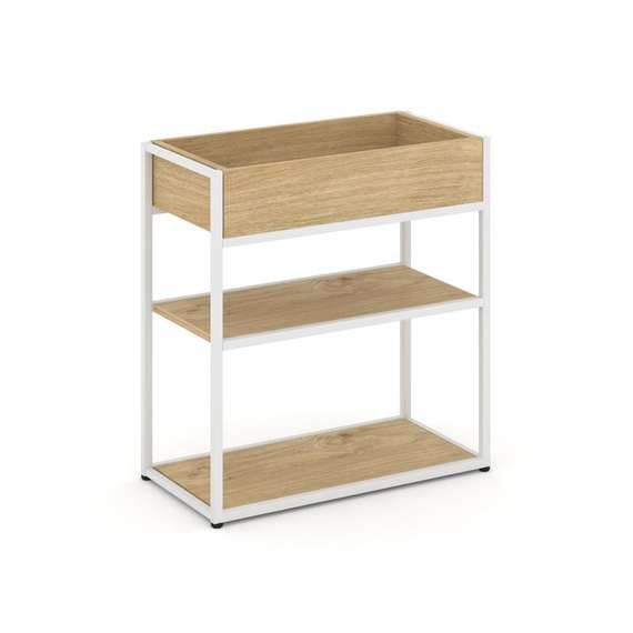 Рифт Стеллаж металлический низкий приставной  RF.STM-012  696*350*750