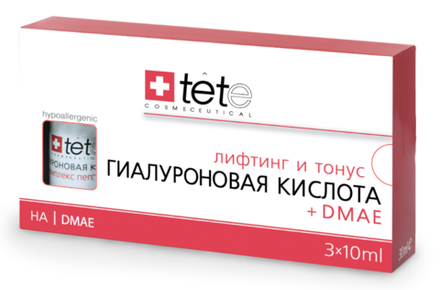 Гиалуроновая кислота + ДМАЕ / TETe Hyaluronic Acid + DMAE 3*10 ml