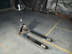 Тележка гидравлическая 2000 кг 1150 мм TOR BX нержавеющая сталь (нейлоновые колеса)