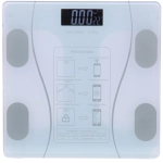 Весы напольные электронные «SMART - Style» 28*28*0,5 см, bluetooth (работает от 2хААА), Белый