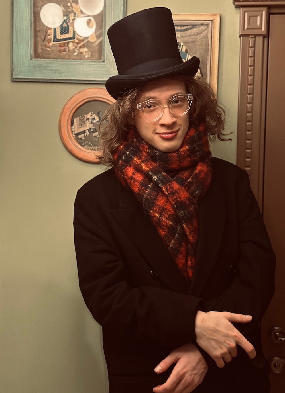 Цилиндр шляпа 61 см