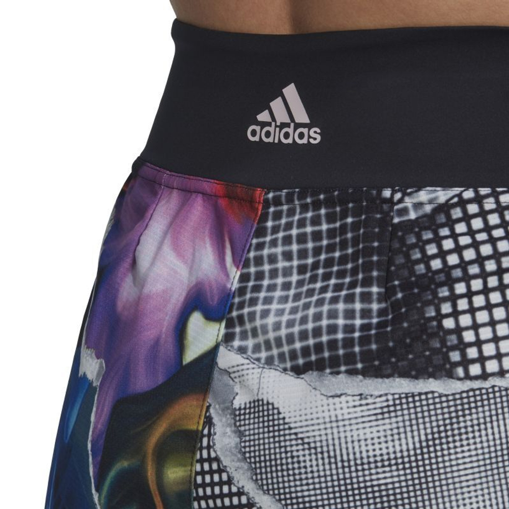 Женские Шорты теннисные Adidas Tennis US Series Ergo Printed Shorts - black