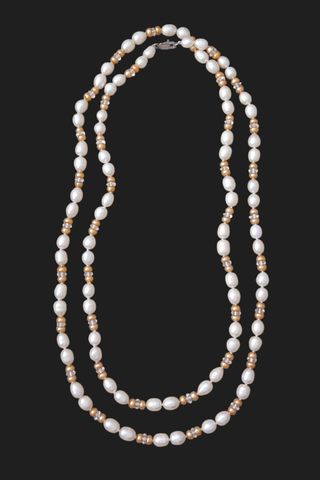 эффектные бусы из жемчуга длинные