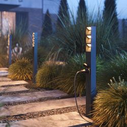 Светильник LGD-TILLIS-BOLL-SOCKET-H900-12W Warm3000 (GR, 92 deg, 230V) (Arlight, IP54 Металл, 3 года) 055038