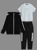 Костюм тройка спортивный для мальчика, на осень