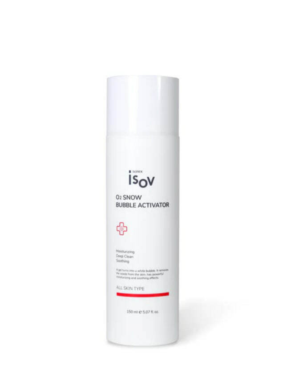 ISOV Sorex O2 Snow Bubble Activator | Пенка очищающая кислородная, 150 мл