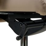 Кресло руководителя Helmi HL-E35 "Synchro Lux", экокожа серая, синхромеханизм, алюминий, до 150кг