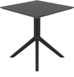 Стол пластиковый Siesta Contract Sky Table 70, черный