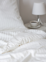 Постельное белье 2спальное сатин белое UTOPIA