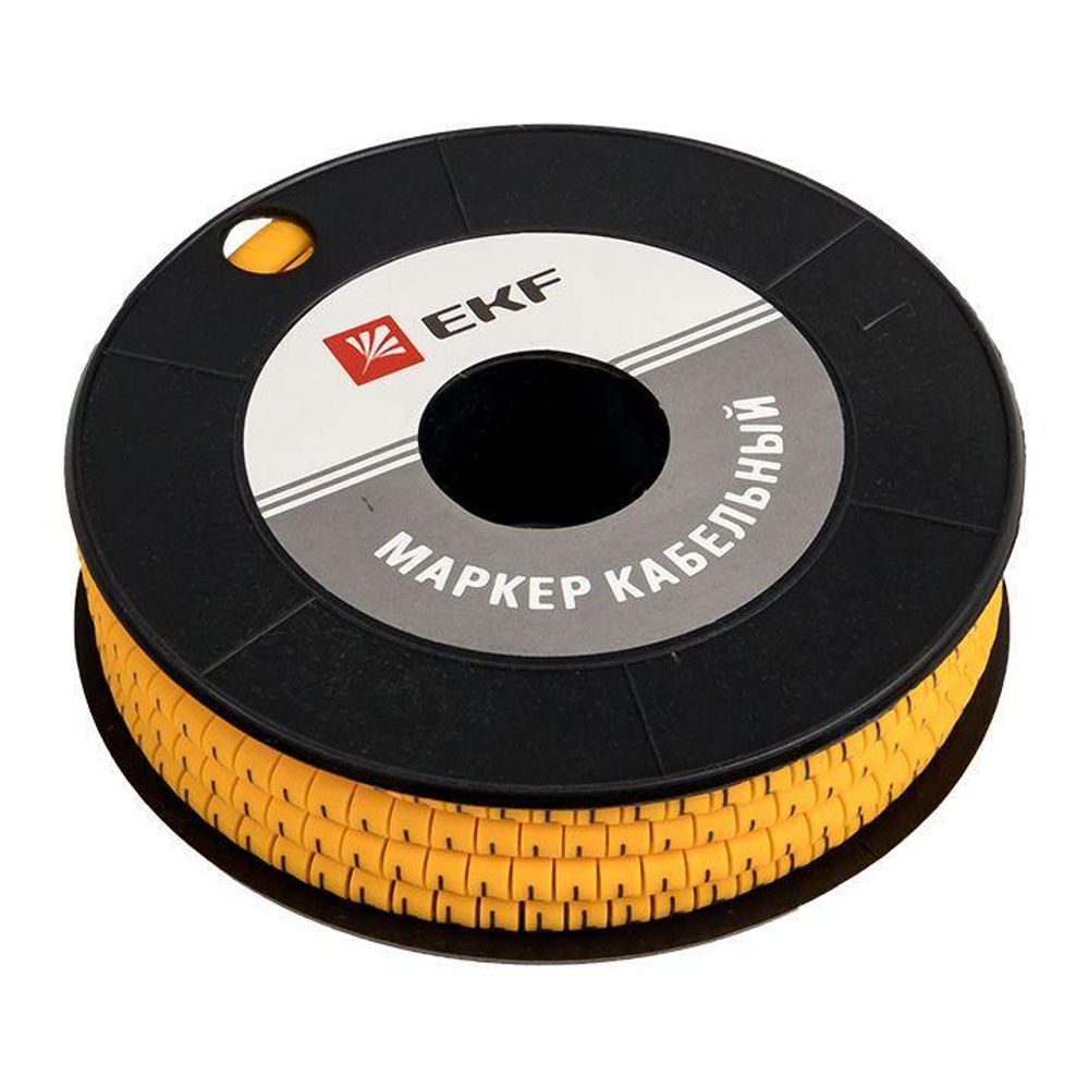Маркер каб. 2.5кв.мм "L" (ЕС-1) (уп.1000шт) PROxima EKF plc-KM-2.5-L