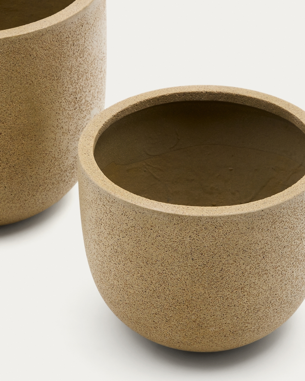 Кашпо Selvi песчаник светло-коричневого цвета  Ø 37 см