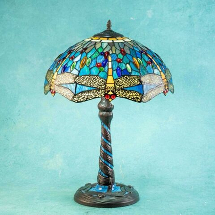 Винтаж: Настольная лампа в стиле Тиффани
