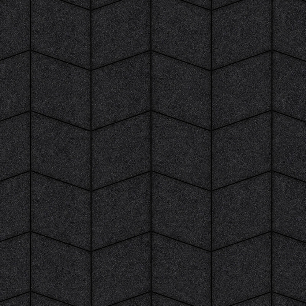Тротуарная плитка РОМБ - Стоунмикс Черный