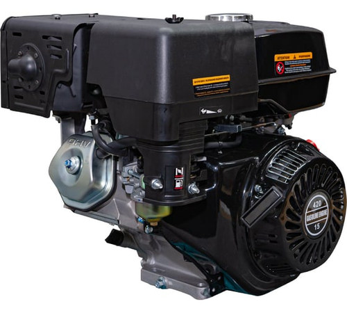 Двигатель Dinking DK190F-C(Q) (15лс, 25.4мм, ручной стартер, датчик масла) ДВИ113