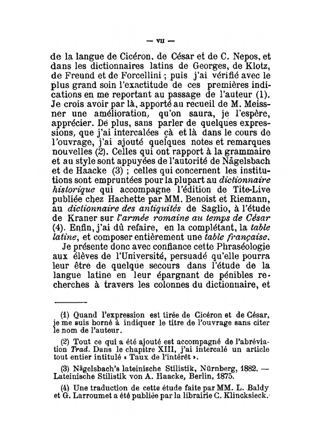 Phraséologie latine | Carl Meissner