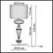 Настольная лампа Odeon Light Terra Modern 5414/2T