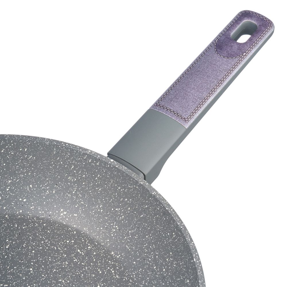 СКОВОРОДА С АНТИПРИГАРНЫМ ПОКРЫТИЕМ PFLUON MARBLE, 26*5 СМ