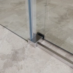 Душевой уголок BelBagno SOFT_CLOSE-2-AH-1 110х80 стекло прозрачное/профиль хром