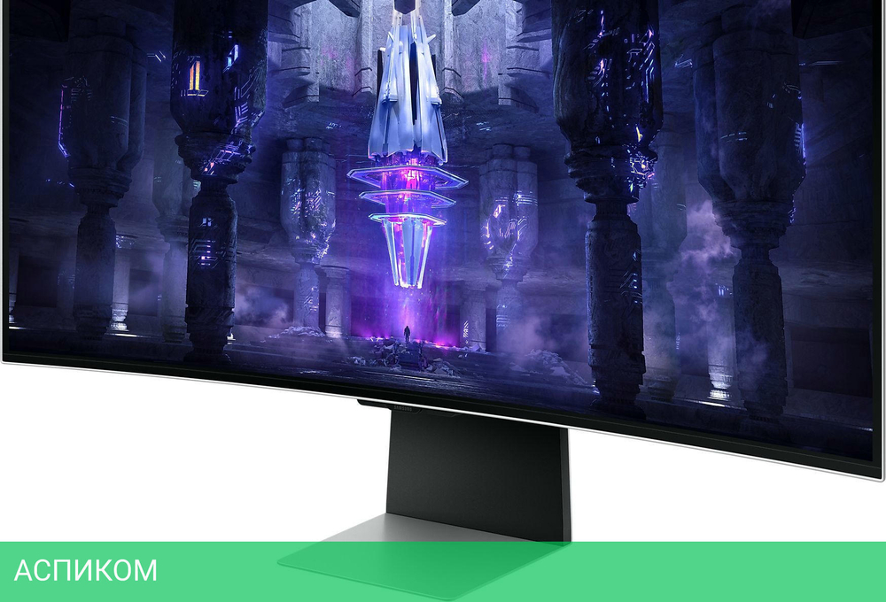 Монитор Samsung Odyssey G8 S34BG850SI серебристый (LS34BG850SIXCI)