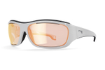 Спортивные очки LiP Tide / Stone White - Black / PC Photochromic / ecLiPse Series ML Red Brown
