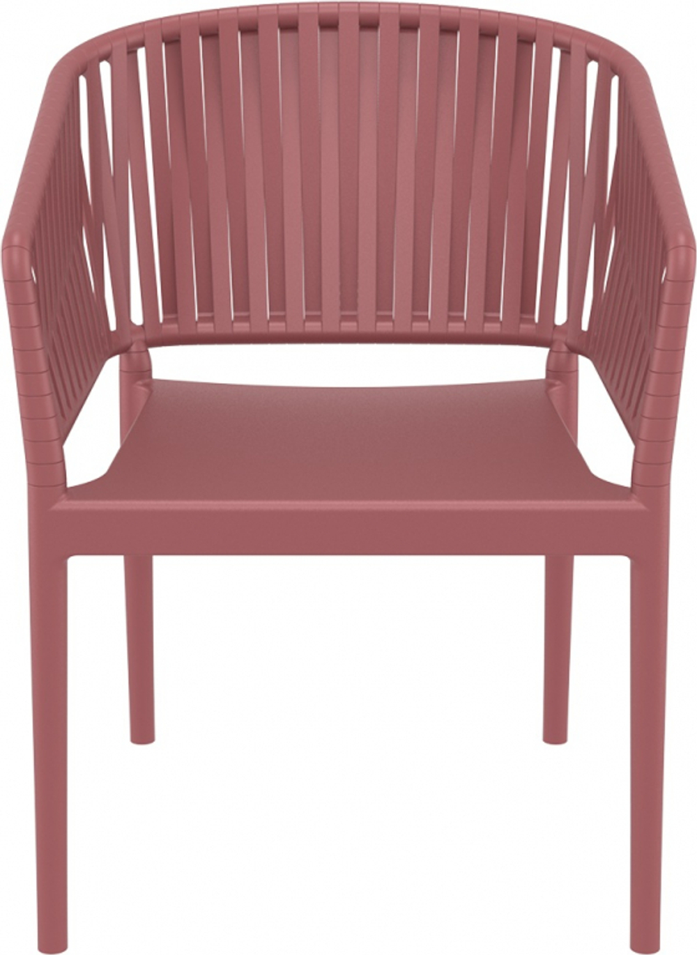 Кресло пластиковое Siesta Contract Portofino, марсала