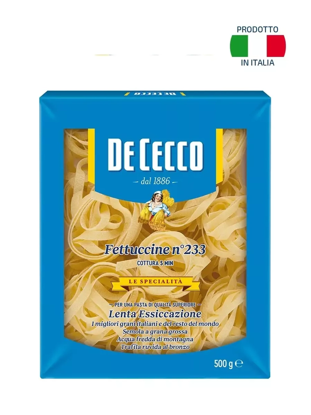 Макароны №233 Феттучине "De Cecco" 500 гр (Италия)
