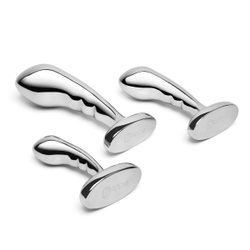 b-Vibe STAINLESS STEEL P-SPOT TRAINING SET - Набор металлических стимуляторов