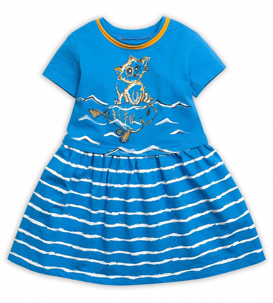 Платье для девочек синее
