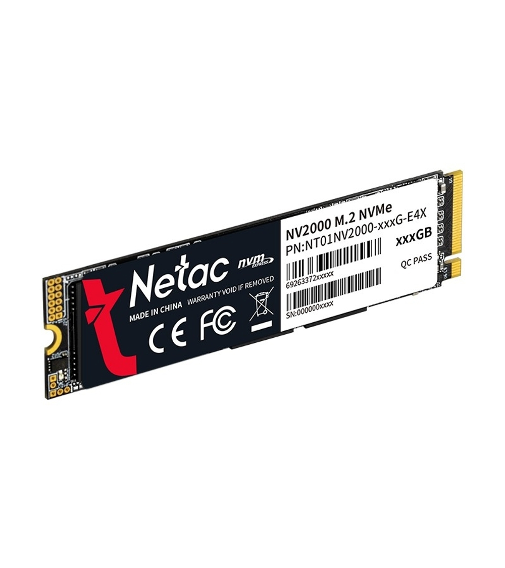Накопитель SSD Netac PCI-E 3.0 512Gb NT01NV2000-512-E4X NV2000 M.2 2280