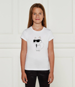 Футболка Karl Lagerfeld Kids - белый(Z30211)